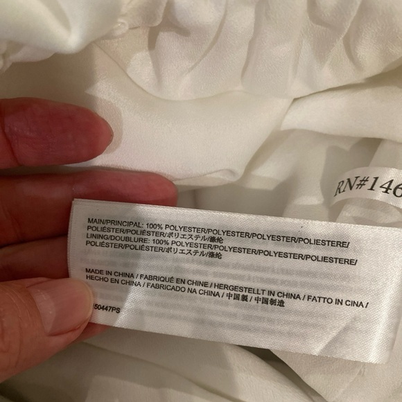 The Fifth Label White Shorts Romper Strappy V-neck Sleeveless Size Small - Picture 4 of 7